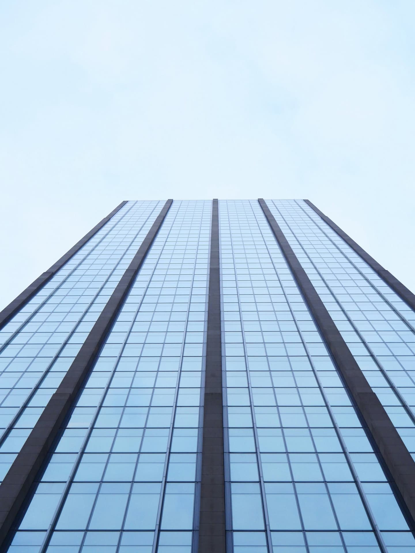 Glass-clad commercial office tower