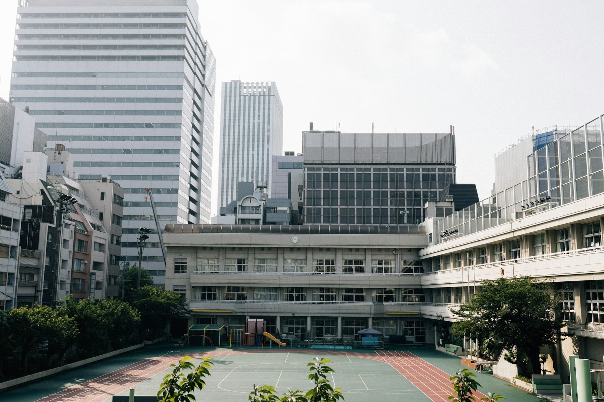 School campus building